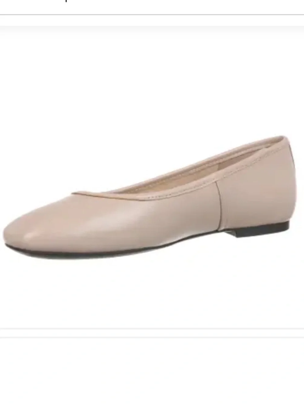 Vionic Orinda Flat, Putty Leather. size 9.5, NEW WITH BOX